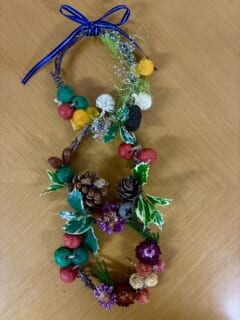 エコノバクリスマス2025　自然素材の石けんリースと壁新聞作り